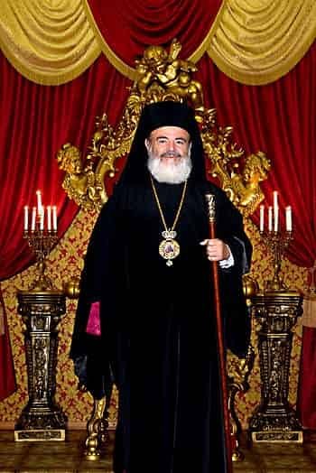Επίσκεψη στον Αρχιεπίσκοπο Χριστόδουλο Αύγουστος 1998