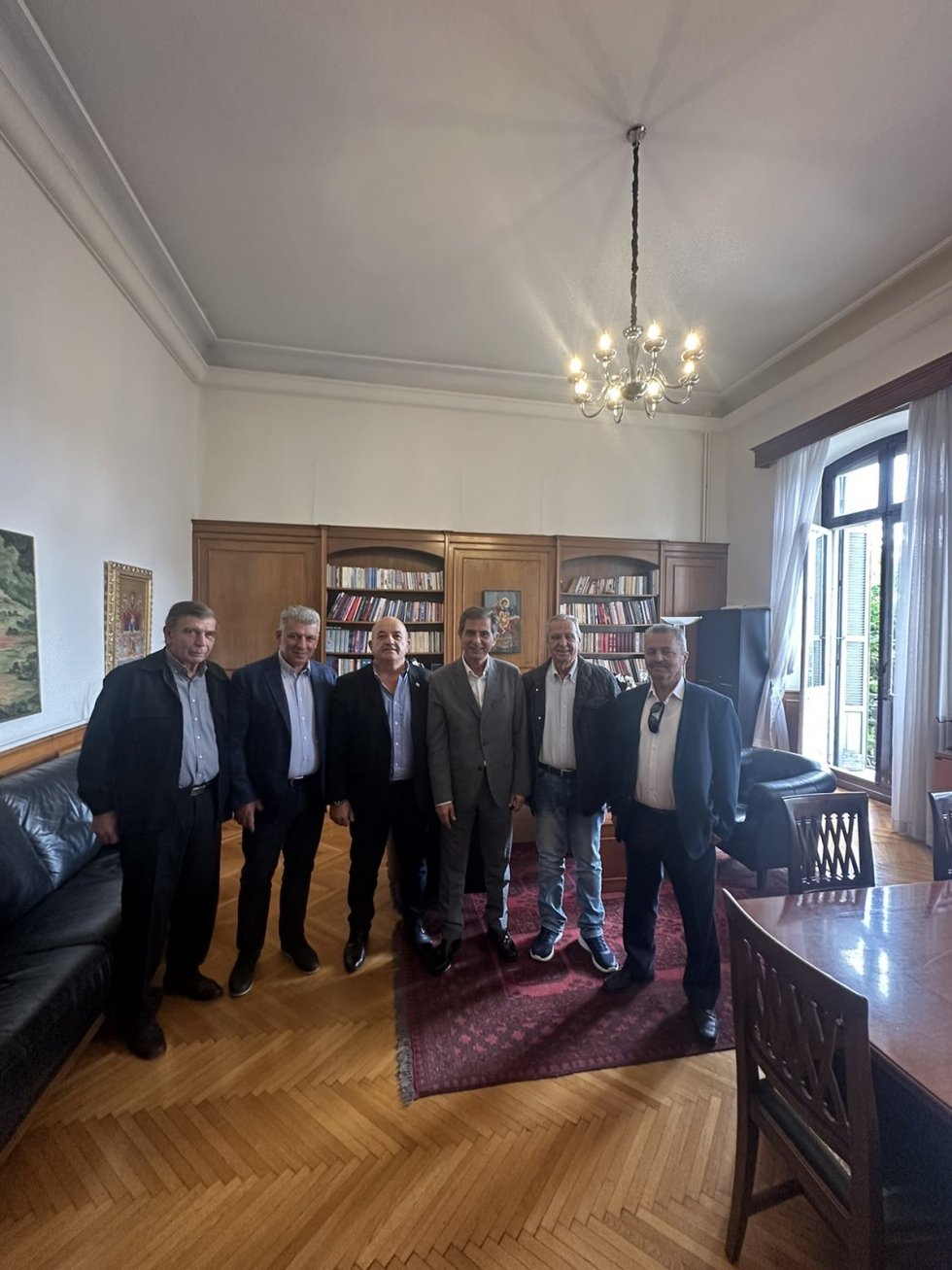  Αντιπροσωπεία της Ένωσης Αστ/κών ε.α. Ν Θεσσαλονίκης επισκέφτηκε τον υφυπουργό Μακεδονίας-Θράκης 