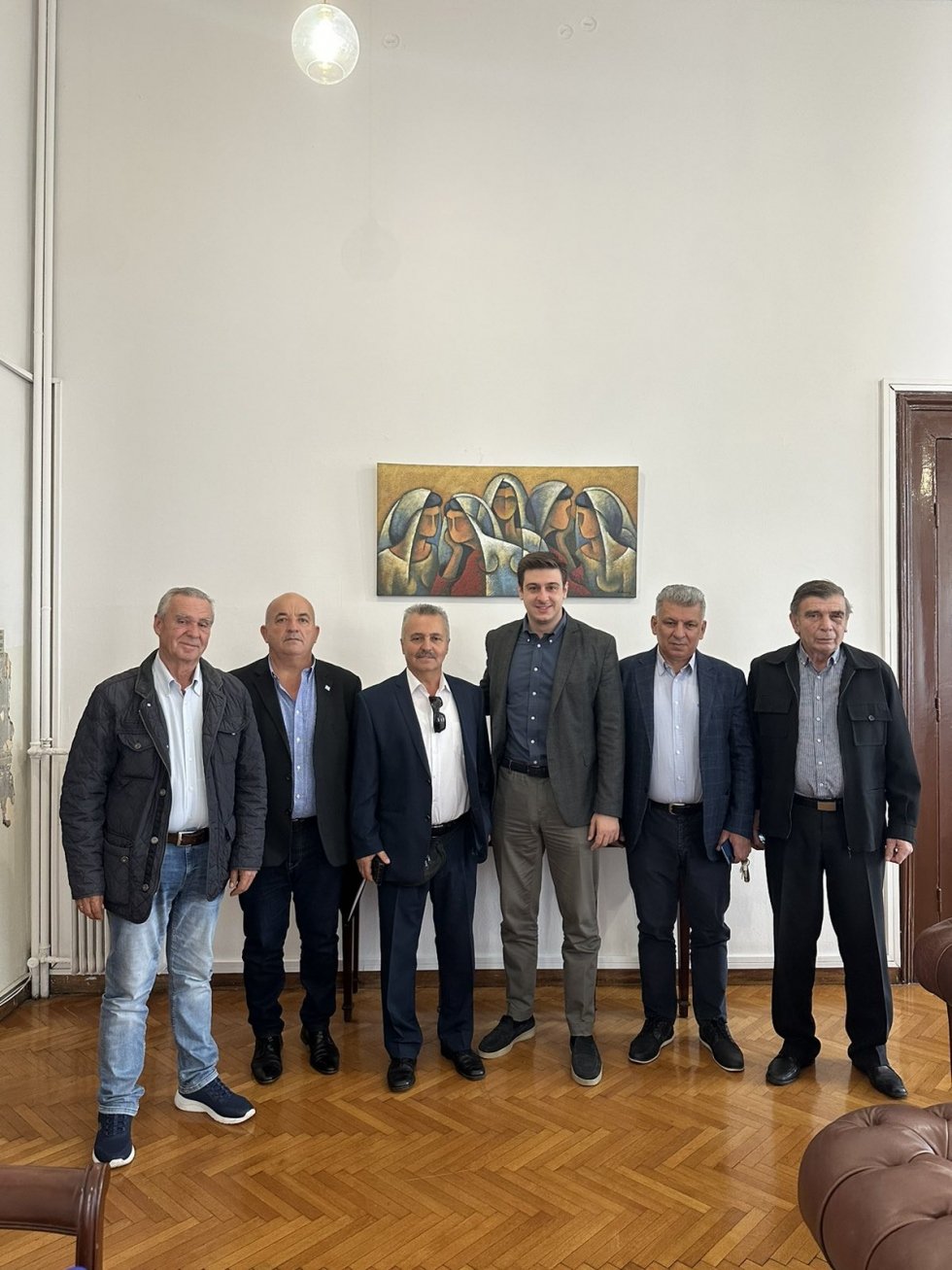 Αντιπροσωπεία της Ένωσης Αστ/κών ε.α. Ν Θεσσαλονίκης επισκέφτηκε τον συντονιστή Γραφ Πρωθυπουργού