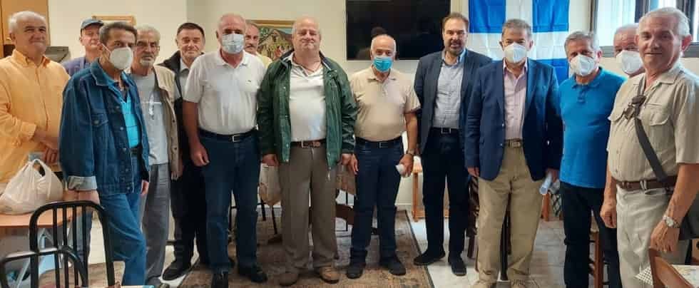 Επίσκεψη στα γραφεία του Σ.Α.Σ.Α.Ν Φλώρινας  των Δημάρχων Φλώρινας Αμυνταίου και Πρεσπών.