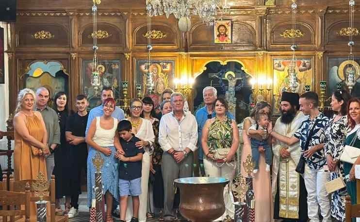 Ο Σ.Α.Σ.Α.Ν Πιερίας στη βάπτιση του μικρού 'Αγγελου