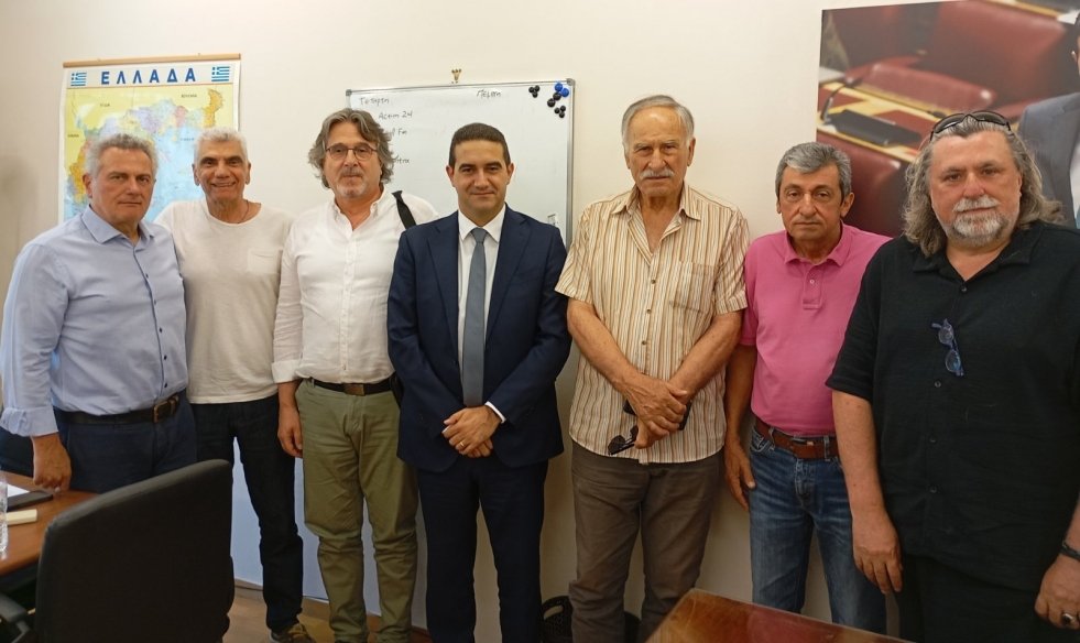Συνάντηση με τον Τομεάρχη Εθνικής 'Αμυνας του ΠΑΣΟΚ - Κινήματος Αλλαγής κ. Μιχάλη Κατρίνη