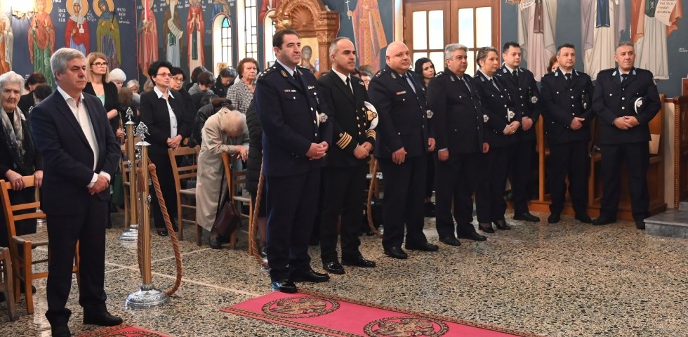 Ο Εορτασμός της Αγίας Ειρήνης στον Ι.Ν. Αγίας Ειρήνης Σχολής Αστυφυλάκων στο Ρέθυμνο 