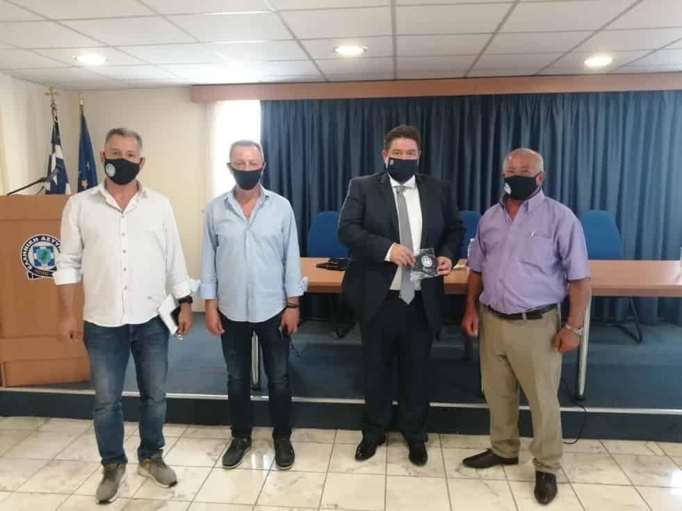 ο κ. Αρχηγός της ΕΛ.Α.Σ. δέχτηκε τους Απόστρατους της Στερεάς Ελλάδας στη Λαμία 10-7-2021 