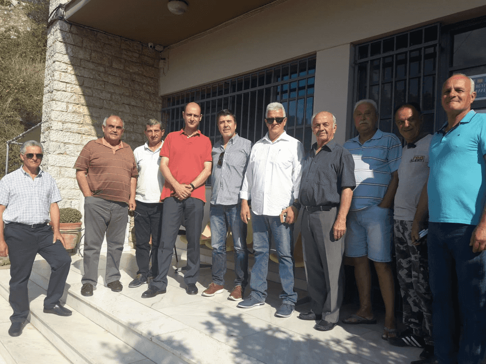 Επίσκεψη του Προέδρου και Β' Αντιπροέδρου της  Π.Ο.Α.Σ.Α. στον  Σ.Α.Σ.Α. Ναυπακτίας και Δωρίδας 