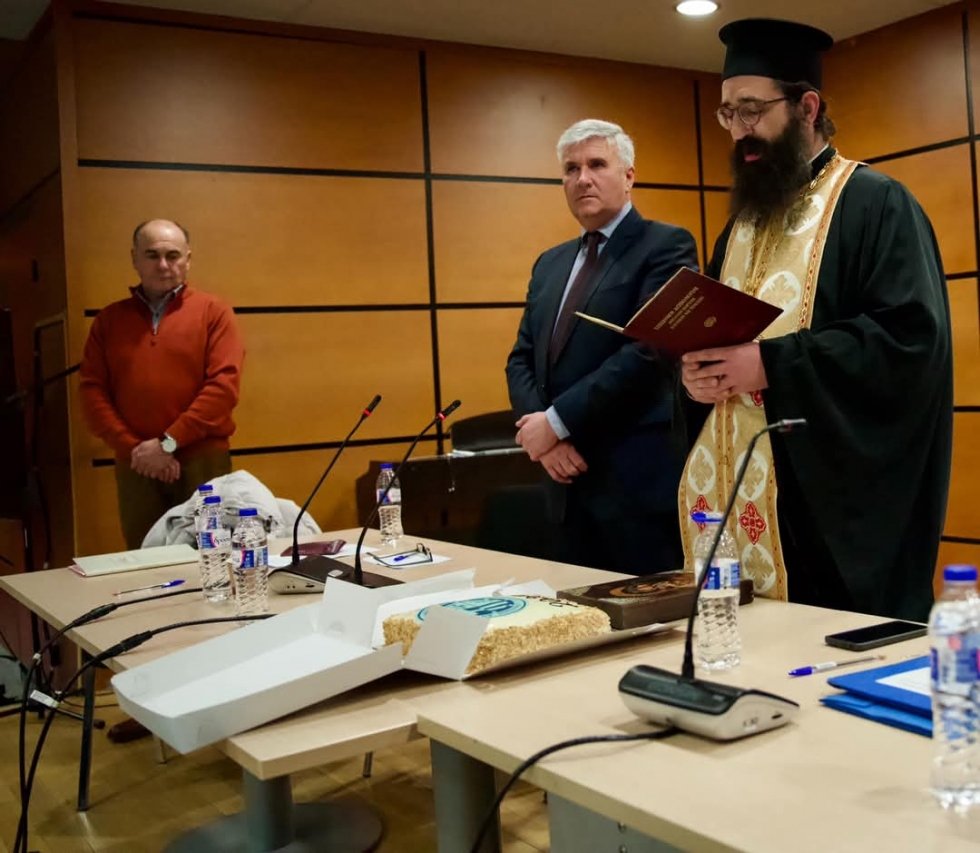 Η Γ.Σ. και η κοπή της πίτας του Συνδέσμου Αποστράτων Αστυνομικών Ν Δράμας 