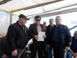 Ο Σύλλογος  Αποστράτων Σ.Α.  Κοζάνης στο μπλόκο των Αγροτών στα διόδια Πολύμυλου την 1-2-2016 