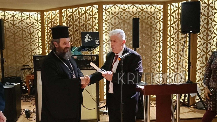 Ο Σ.ΑΣ.Α. Ν Χανίων τίμησε τον Θεοφιλέστατο επίσκοπο Μαζούρκας & Β. Μαδαγασκάρης Νήφωνα